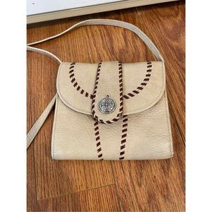 Brighton Pebbled Folding Whipstitch crossbody